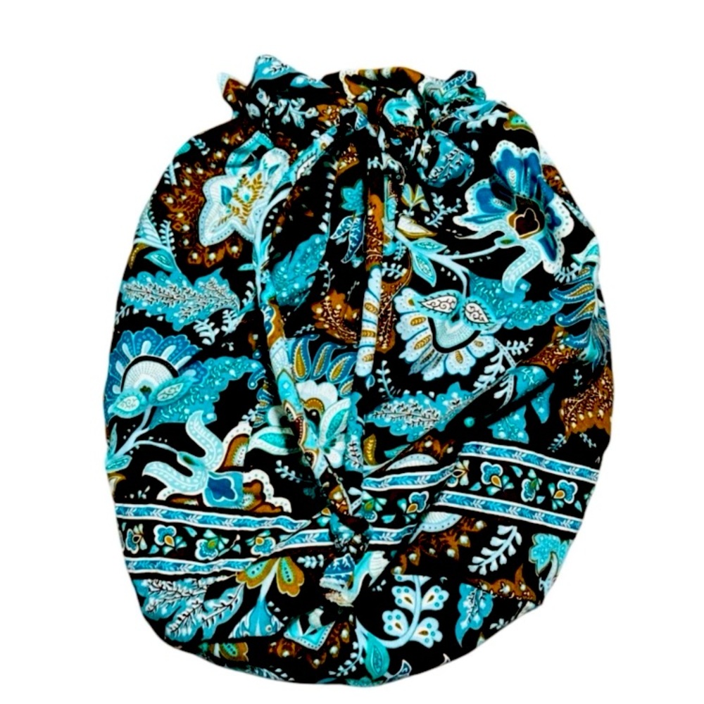 Vera Bradley Blue and Brown Paisley Ditty Bag